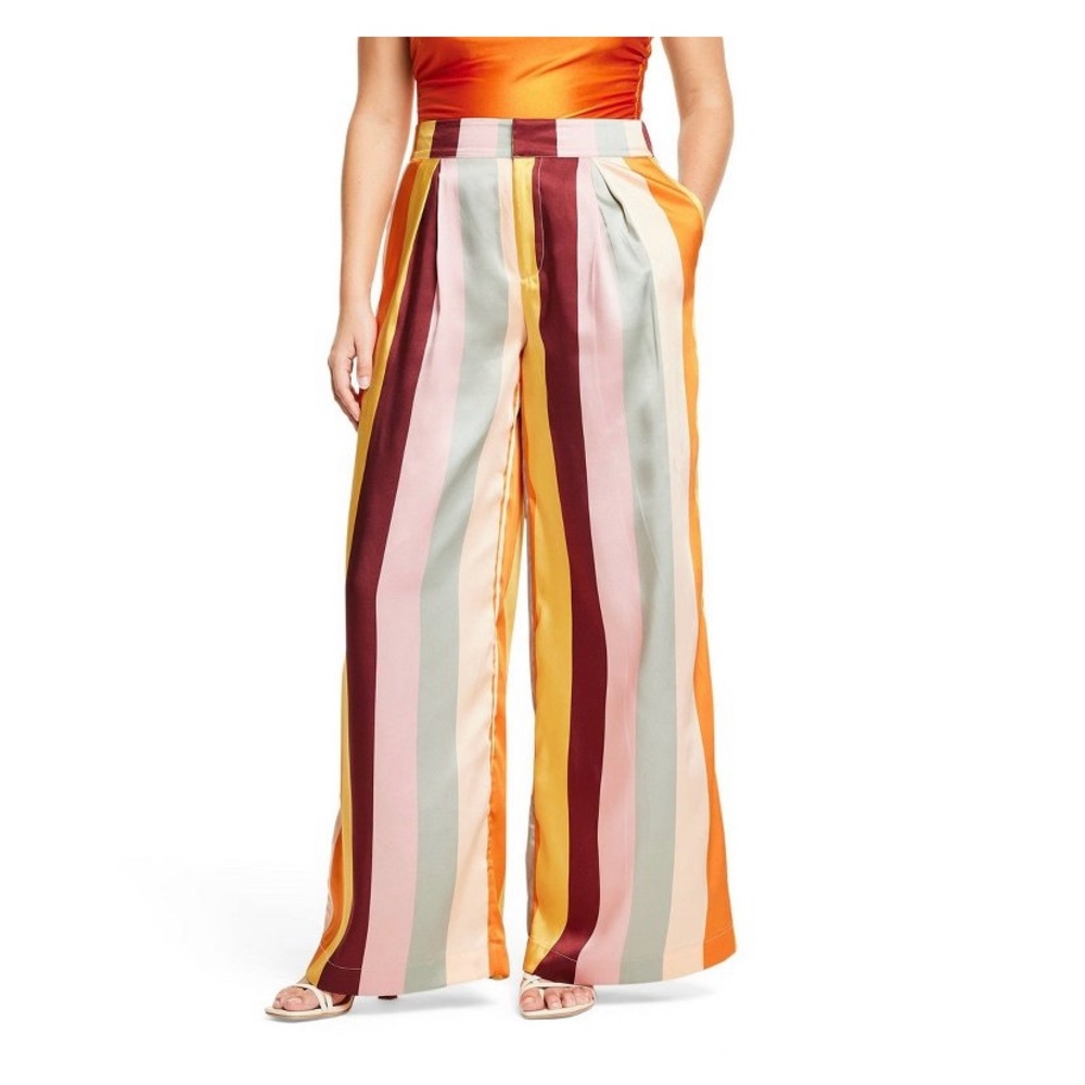 Fe Noel x Target Wide Leg Striped Pants! Size L